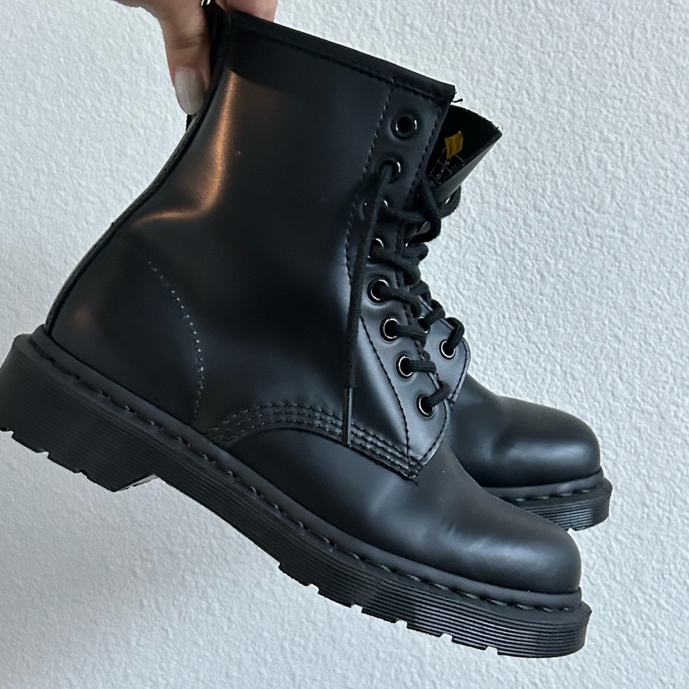 Doc Martens Black Combat Boots